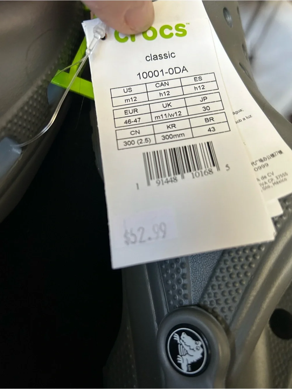 CROCS Classic Clog in Gray
